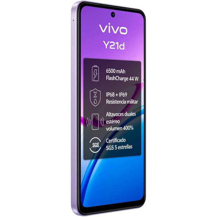 Vivo Y21d 4GB/128GB 6.68 pulgadas Púrpura